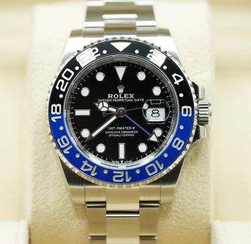 UNWORN 2024 Rolex 126710BLNR GMT-Master II 40mm "Batman" Oyster Bracelet