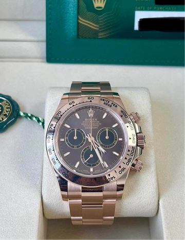 Rolex Cosmograph Daytona 40mm Everose Gold Bright Chocolate Black Dial Oyster Bracelet - 126505 - 2025
