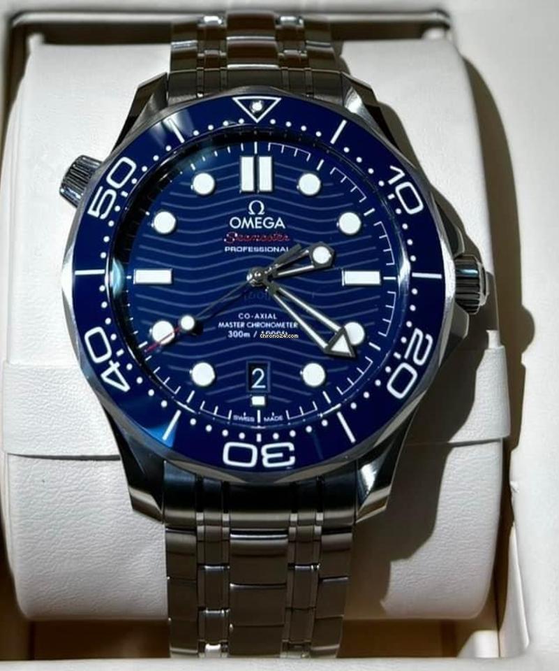 Omega Seamaster Diver 300 M NEW 2024 Seamaster Diver 300m BLUE DIAL 210.30.42.20.03.001