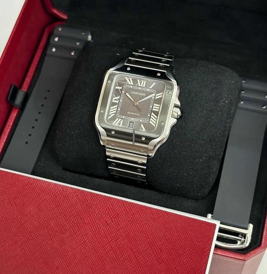 Cartier Santos NEW 2023 Santos Large Automatic Grey Dial