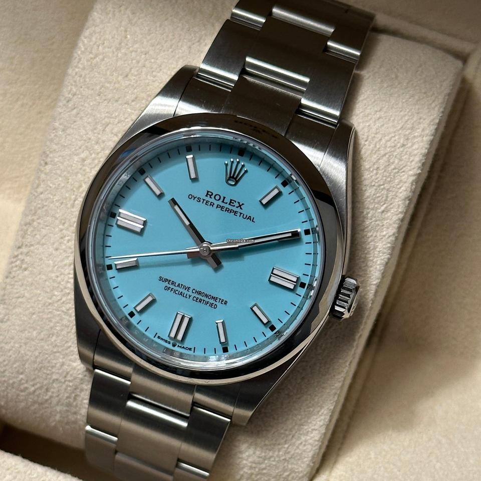 Rolex Oyster Perpetual 36 NEW 2024 Oyster Perpetual 36 TURQUOISE TIFFANY BLUE