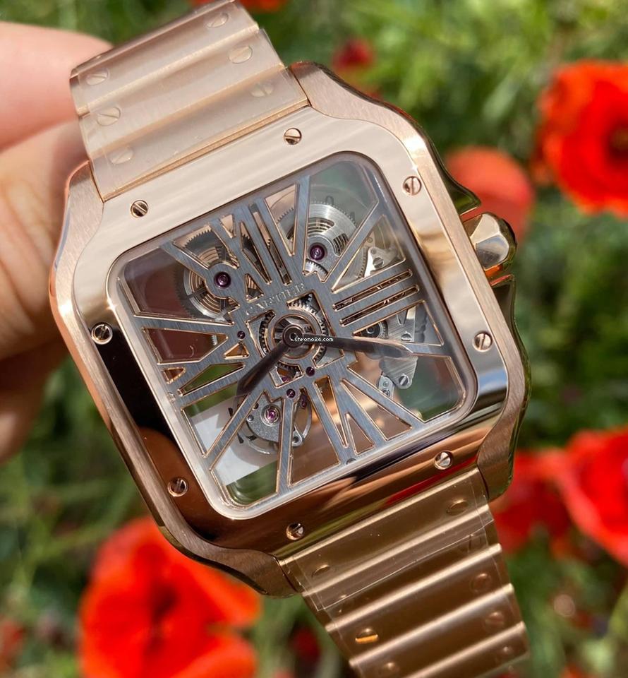 Cartier Santos NEW 2024 Santos De Cartier Skeleton WHSA0016