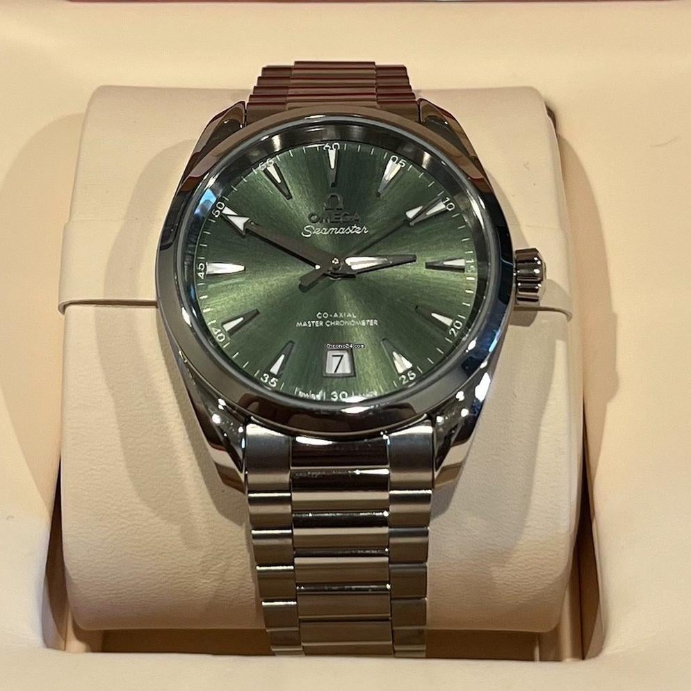 Omega Seamaster Aqua Terra 38 mm 220.10.38.20.10.002 green dial steel bracelet