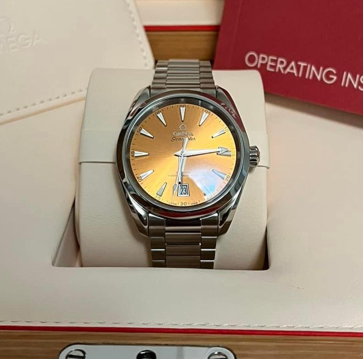 Omega Seamaster Aqua Terra NEW 2026 Seamaster Aqua Terra 150M SAFFRON
