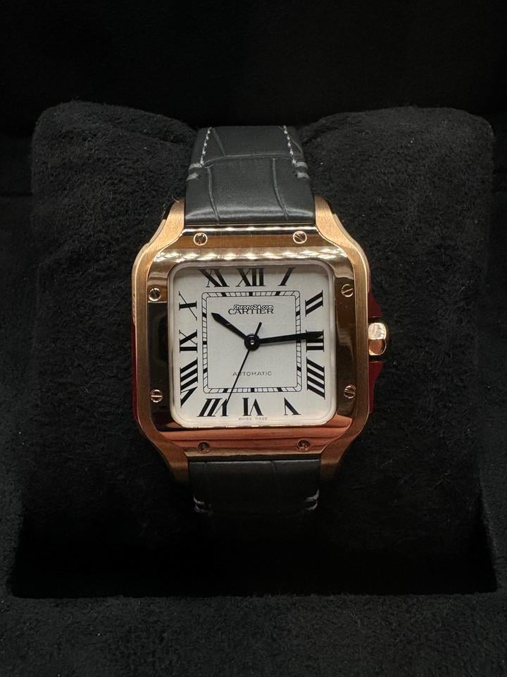 Cartier Santos NEW 2023 Santos De Cartier 18KT Rose Gold Medium Model