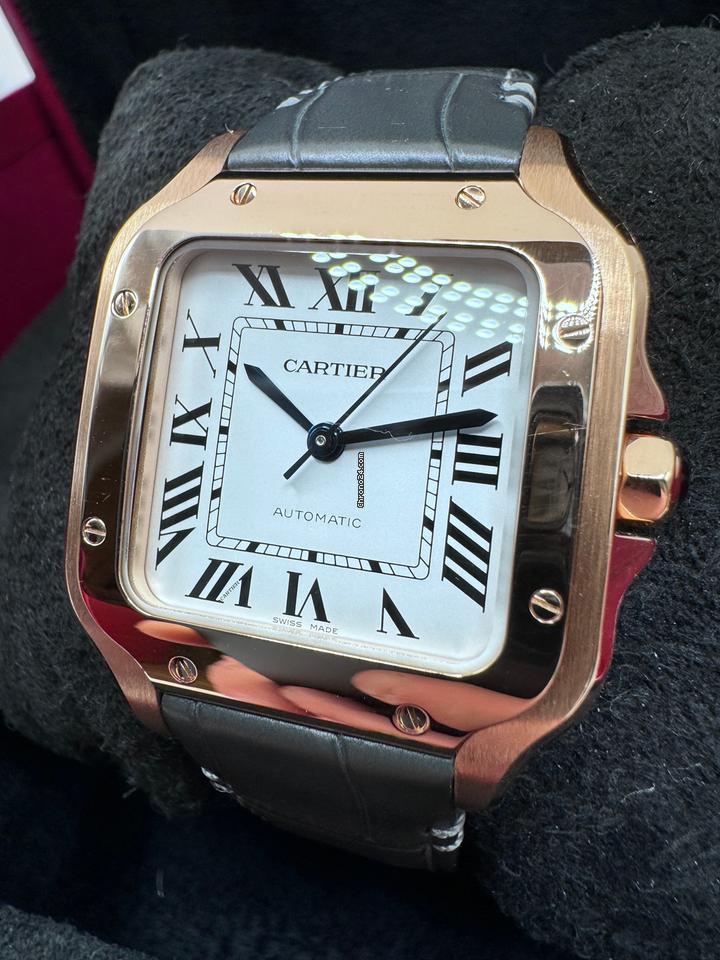Cartier Santos NEW 2023 Santos De Cartier 18KT Rose Gold Medium Model