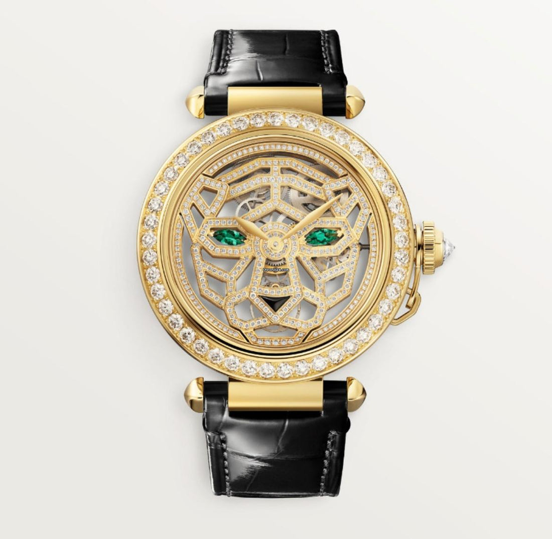 Cartier Pasha NEW 2024 Pasha de Cartier Skeleton Panther Decor HPI01359