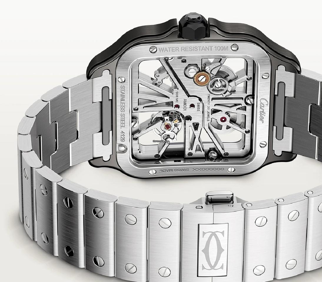 Cartier Santos NEW 2024 Santos de Cartier watch BLACK ADLC CASE