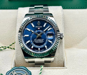 UNWORN 2024 Rolex 336934 Sky-Dweller BLUE DIAL OYSTER BRACELET
