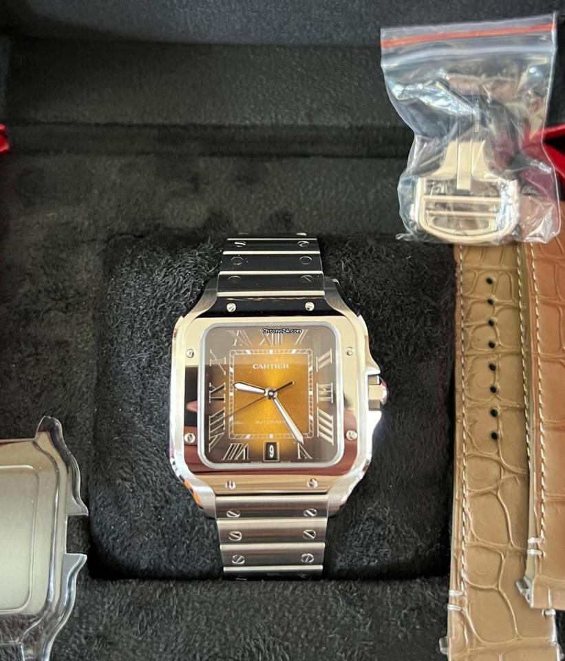 Cartier Santos NEW 2024 Santos Large Gradient Brown Dial WSSA0064