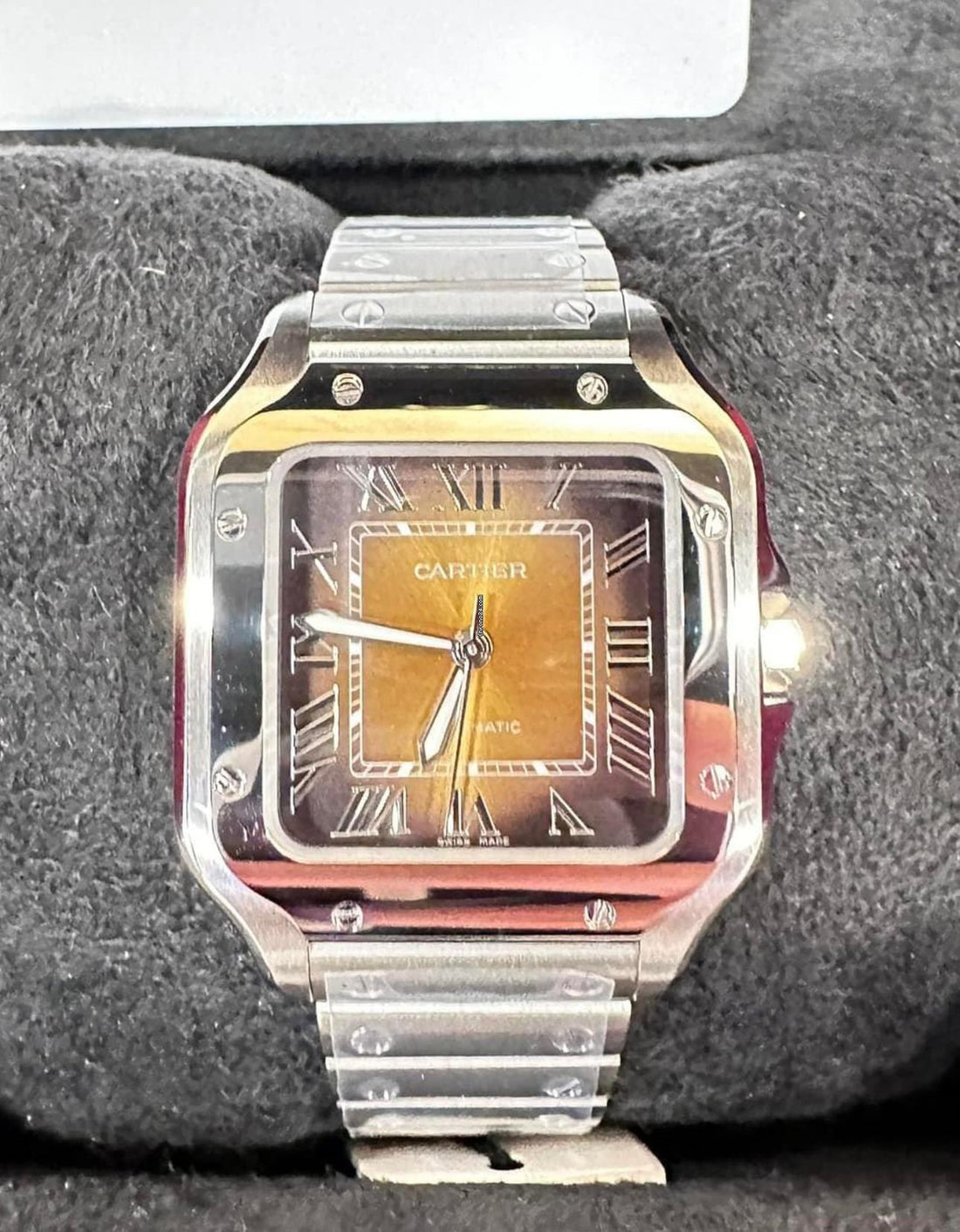 Cartier Santos NEW 2024 Santos Medium Gradient Brown WSSA0065