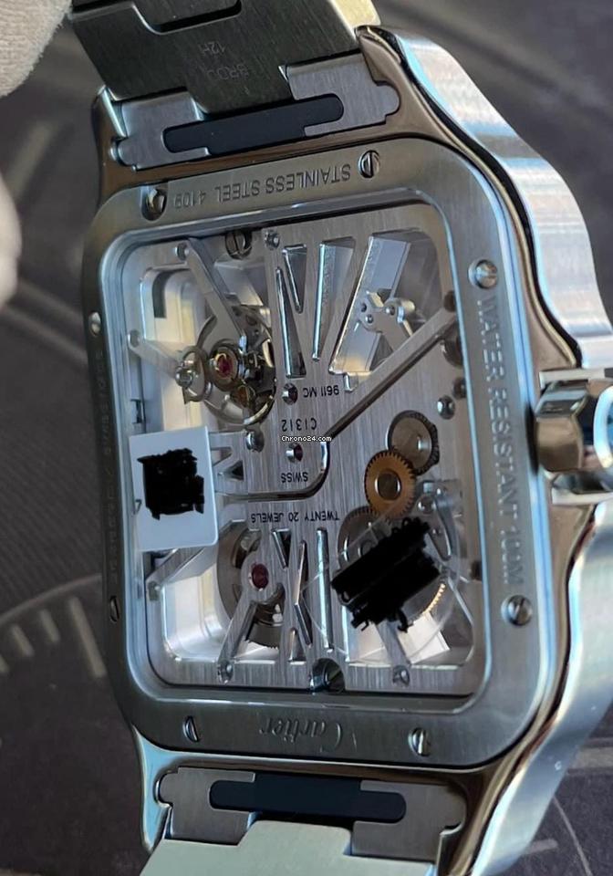 Cartier Santos NEW 2024 Santos Skeleton Green
