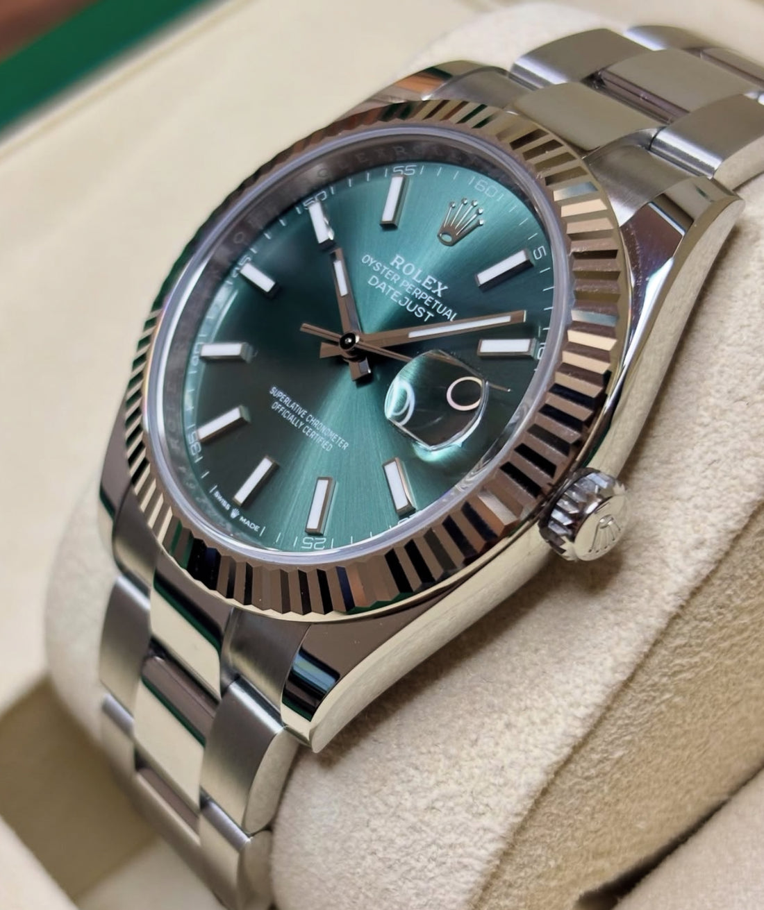 Rolex Datejust 41 UNWORN 2025 Datejust 41 MINT GREEN 126334