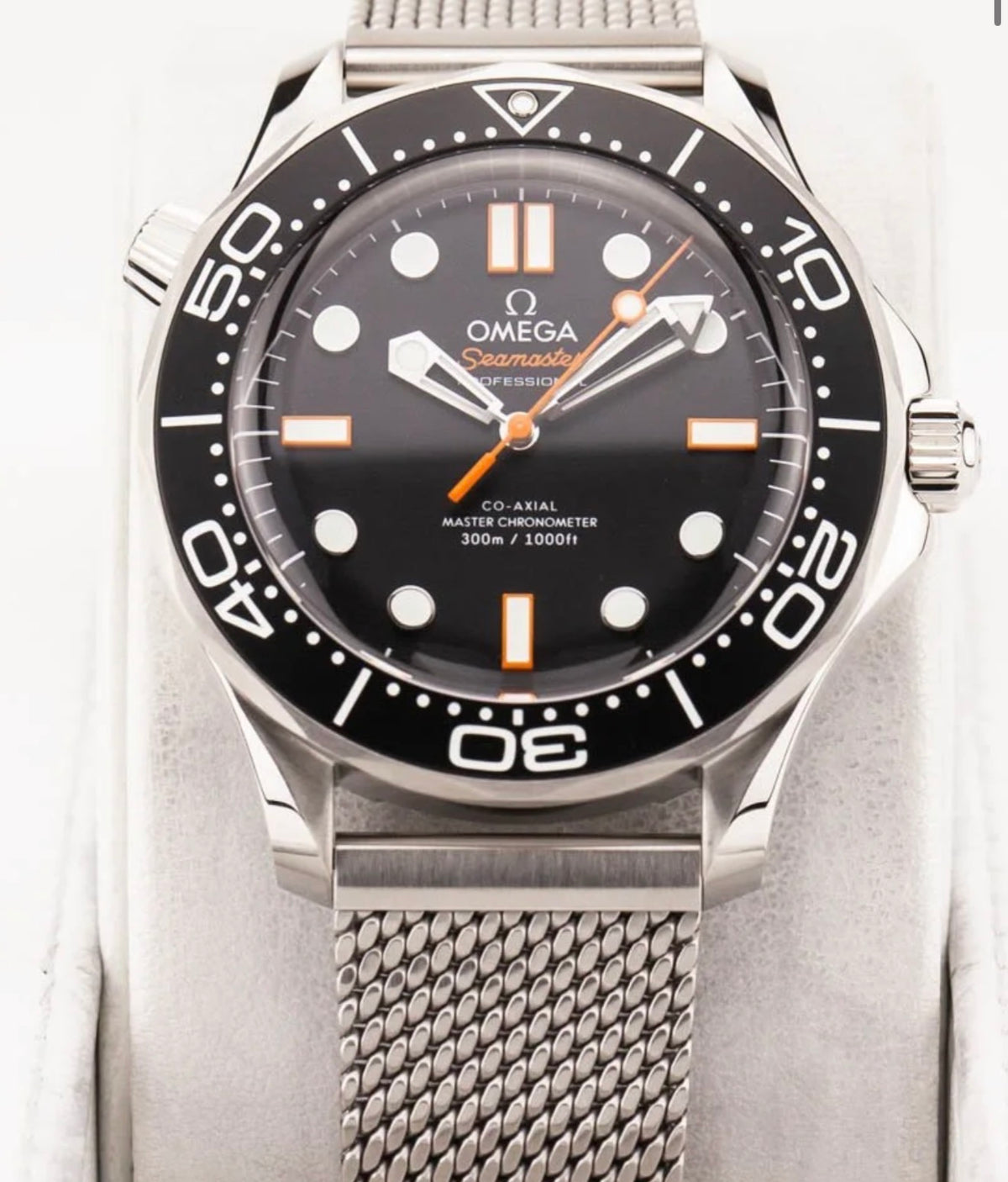 Omega Seamaster Diver 300M Black Aluminum Orange 210.30.42.20.01.018