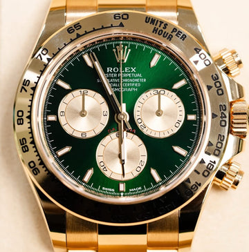 Rolex Cosmograph Daytona 40mm 126508 Yellow Gold Bright Green "John Mayer" 2025 Release