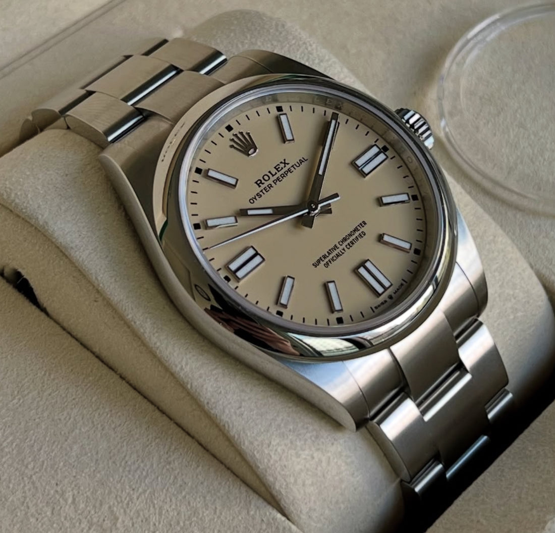 Rolex Oyster Perpetual 41 Beige Dial Oyster Bracelet - 134300 - 2025