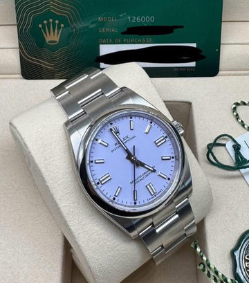 Rolex Oyster Perpetual 36 Lavender Dial Oyster Bracelet - 126000 - 2025