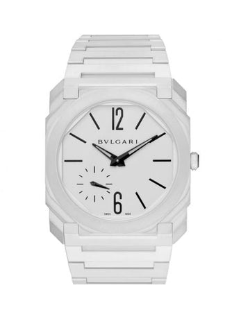 Octo Finissimo Automatic Silver Dial Platinum Microrotor Men's Watch