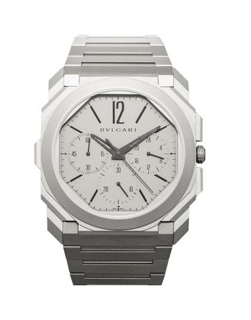 Octo Finissimo Chronograph Automatic Grey Dial Titanium Men's Watch