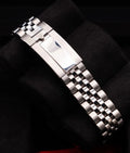 Tudor Black Bay 58 M7939A1A0NU-0001, black dial and bezel with five-link steel bracelet, five-link steel bracelet and clasp detail