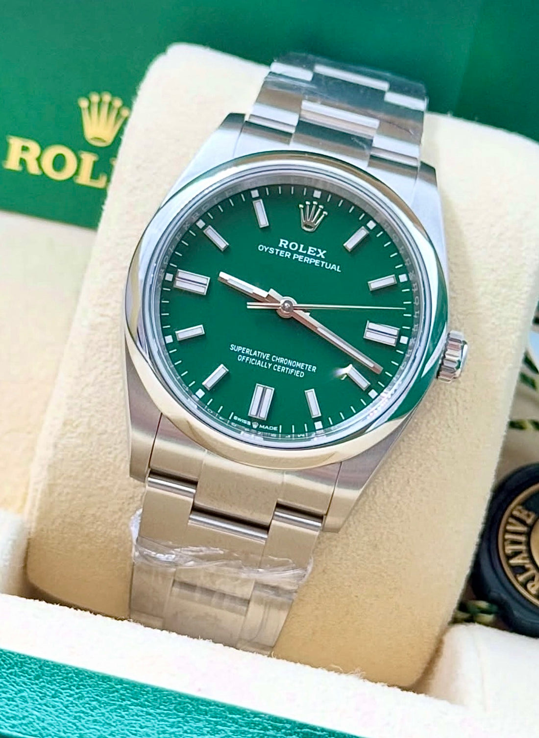 Rolex Oyster Perpetual 36 Green Dial 126000 Unworn 2026