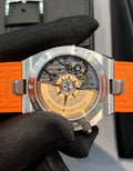 Vacheron Constantin Overseas Dual Time 7930V/210T-H075 exhibition caseback and automatic movement