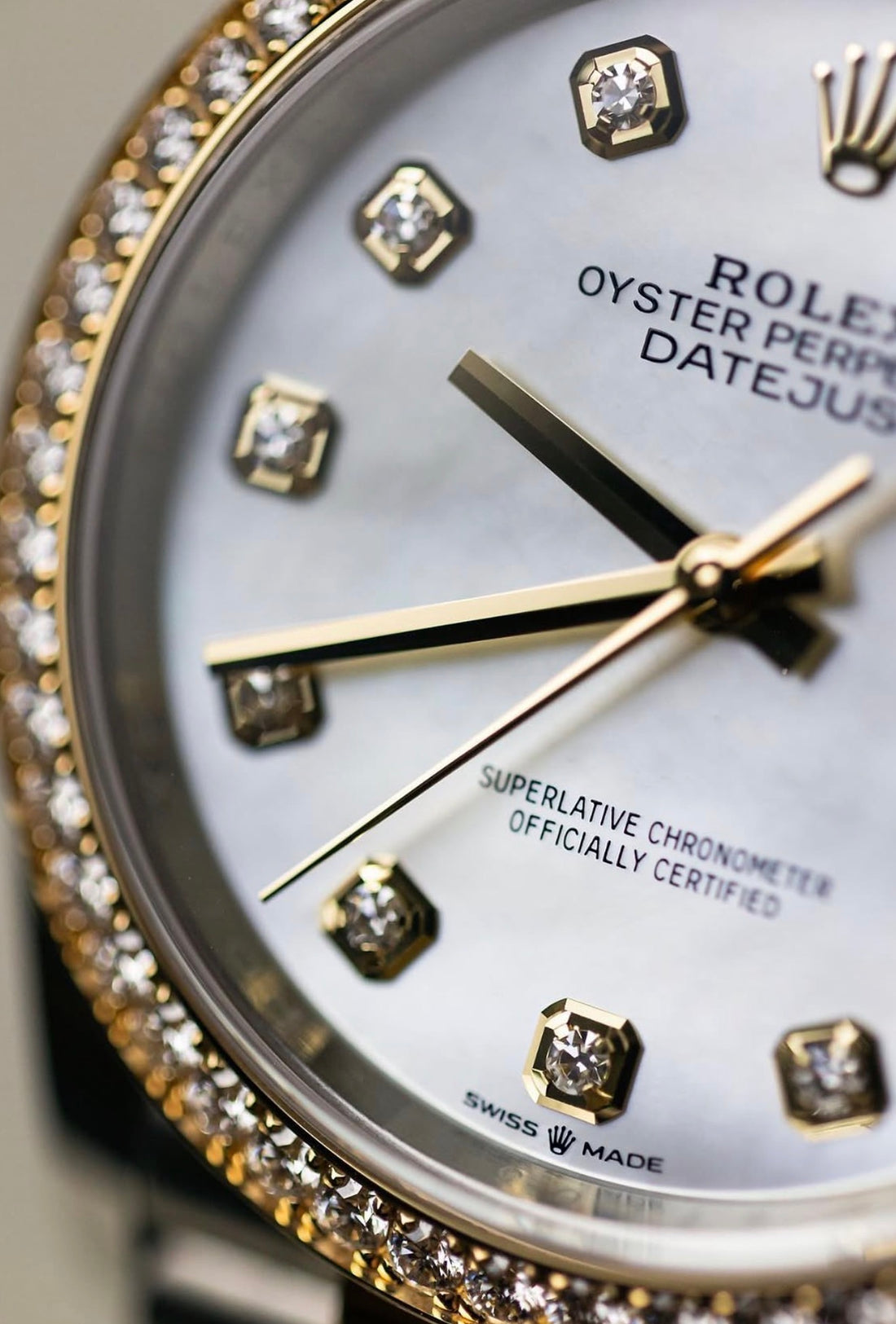 Rolex Datejust 36 MOTHER-OF-PEARL DIAMOND DIAL AND DIAMOND BEZEL 126283RBR UNWORN 2026