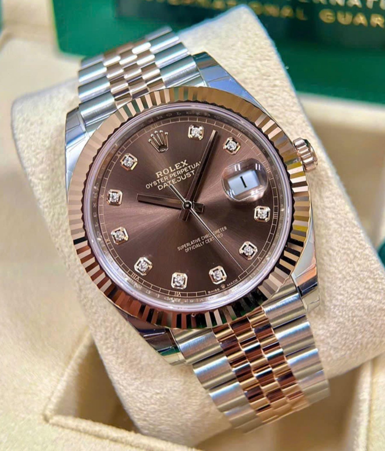 Rolex Datejust 41 NEW 2025 Datejust 41 CHOCOLATE DIAMOND DIAL