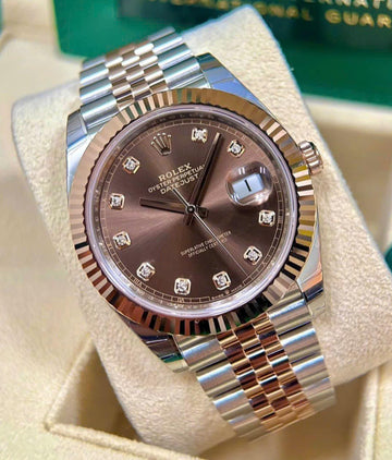 Rolex Datejust 41 NEW 2025 Datejust 41 CHOCOLATE DIAMOND DIAL