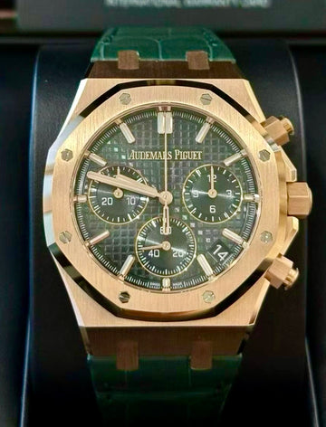 Audemars Piguet Royal Oak Chronograph GREEN DIAL 26240OR UNWORN 2026