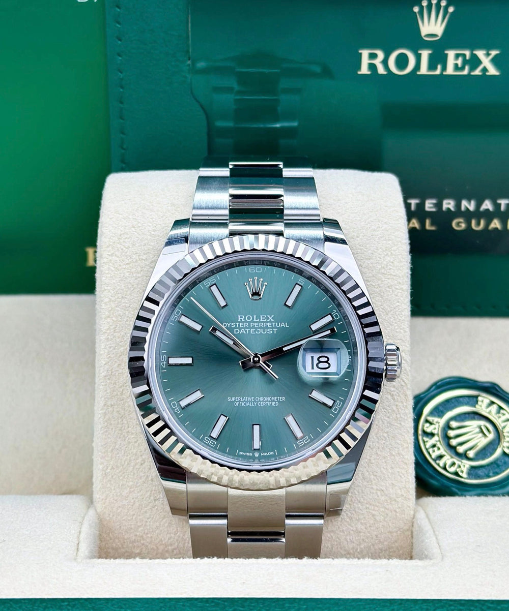 Rolex Datejust 41 Mint Green Dial