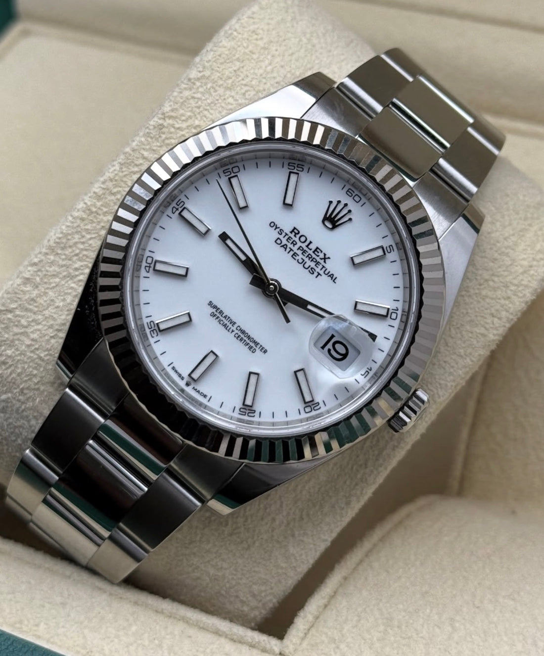 Rolex Datejust 41 White Dial Oyster 126334 UNWORN 2026