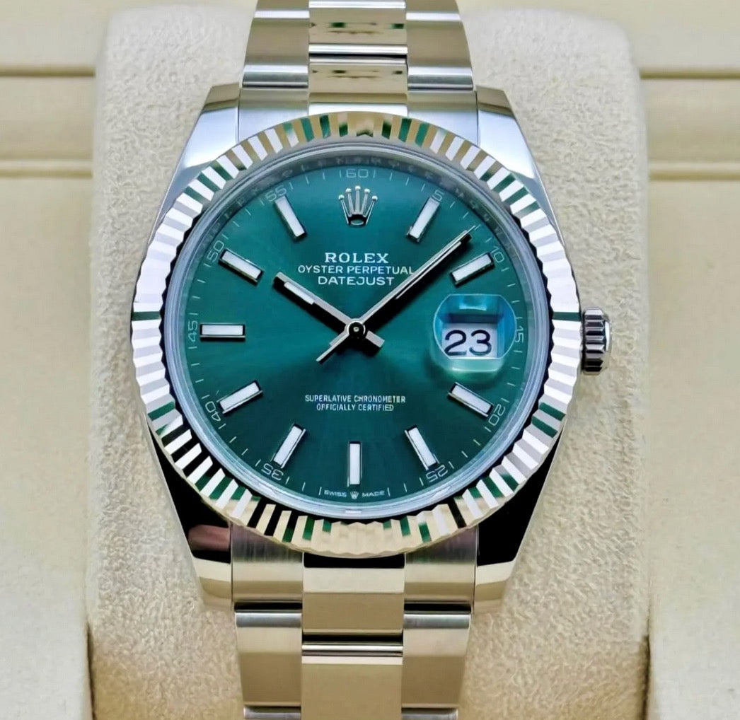 Rolex Datejust 41 NEW 2025 Datejust 41 MINT GREEN 126334