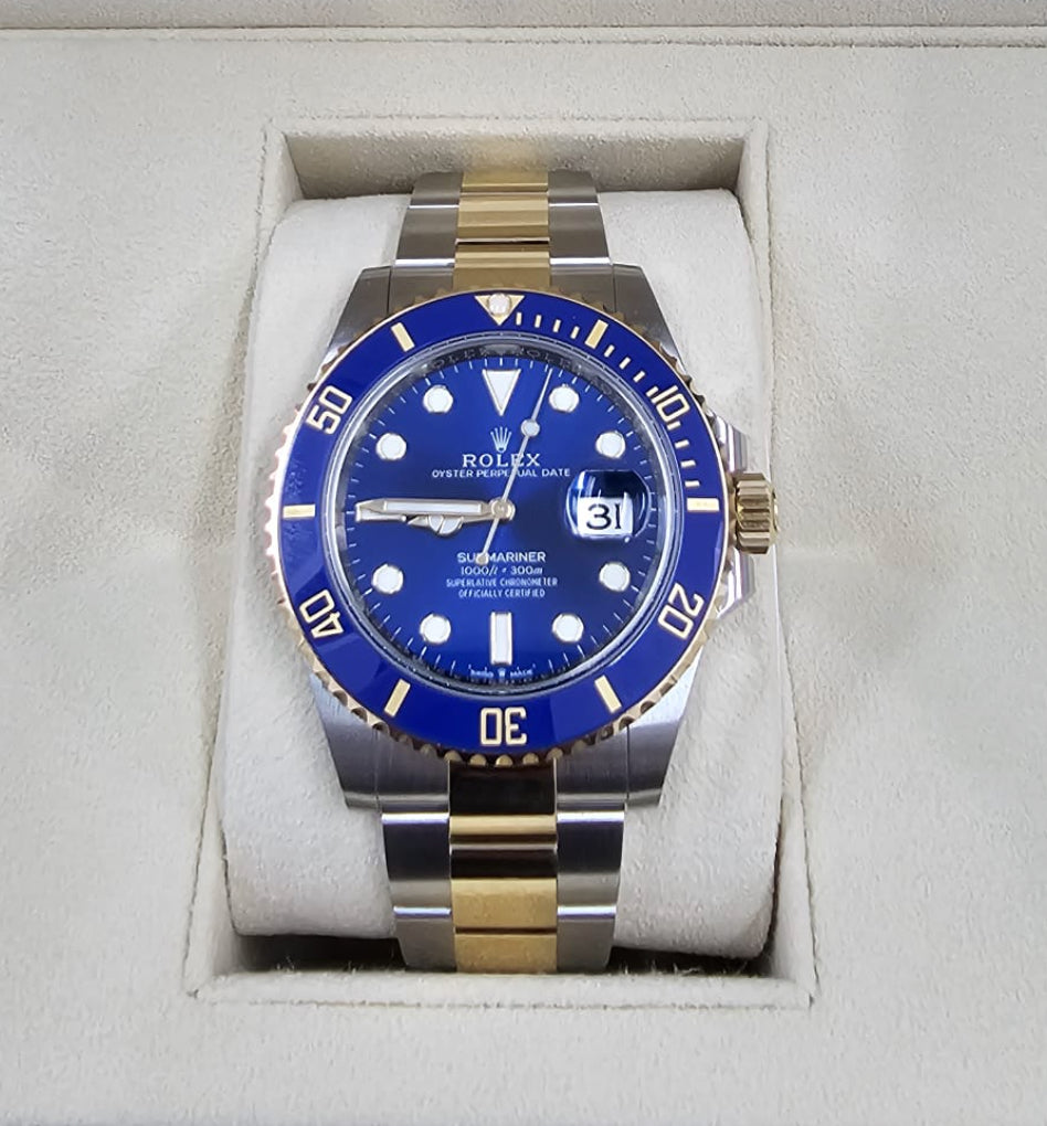 UNWORN 2025 Rolex 126613LB "Bluesy" Submariner 18KT Gold an Stainless Steel