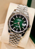 Rolex Datejust 41 Ombré Green Dial Jubilee Bracelet 126334