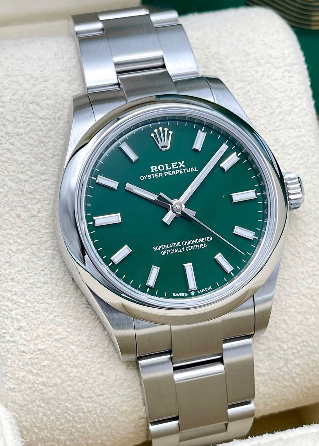 Rolex Oyster Perpetual 31 GREEN DIAL 277200 UNWORN 2026