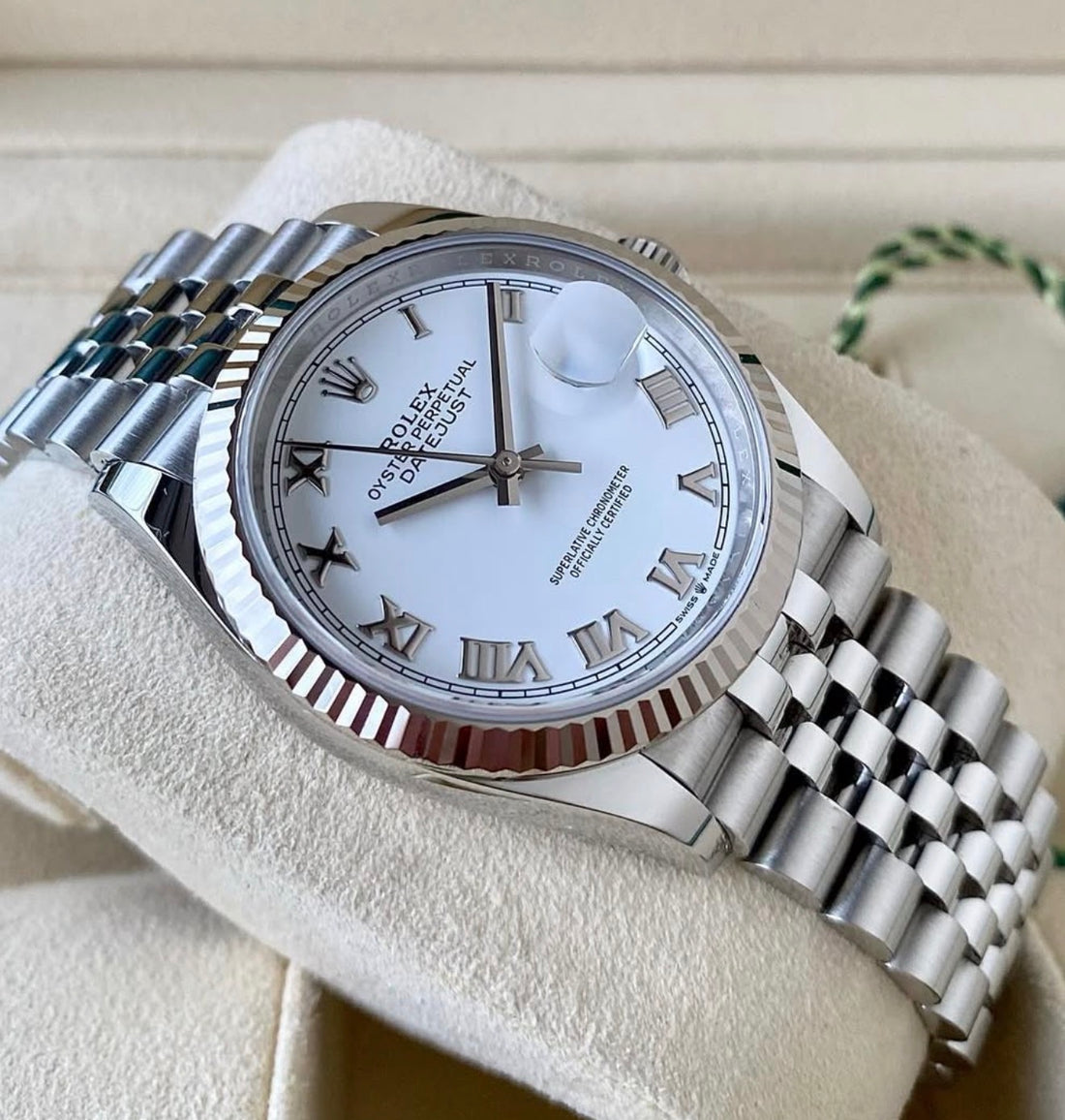 Rolex Datejust 36 UNWORN 2025 Datejust 36 WHITE ROMAN JUBILEE