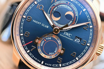 IWC Portuguese NEW 2024 Portugieser Yacht Club Moon Tide 44.6 Mm