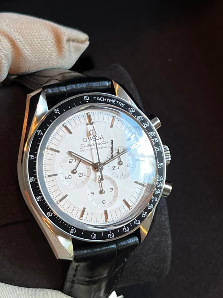 Omega Speedmaster Professional Moonwatch NEW 2024 Speedmaster Moonwatch 18KT Canopus White Gold