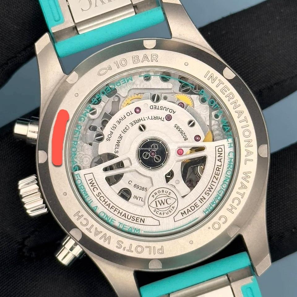 IWC Pilot Chronograph NEW 2024 Pilot’s Chronograph AMG MERCEDES Petronas Edition IW388108