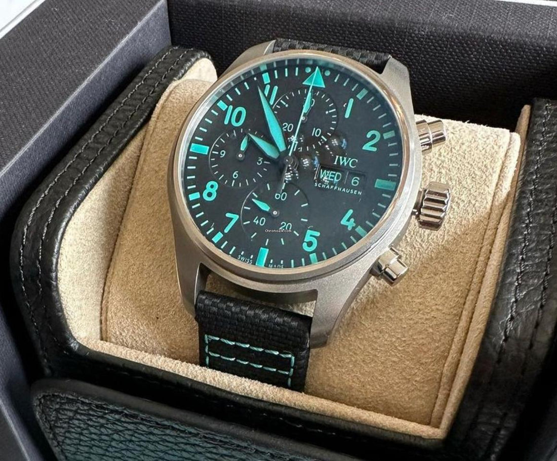 IWC Pilot Chronograph NEW 2024 Pilot’s Chronograph AMG MERCEDES Petronas Edition IW388108