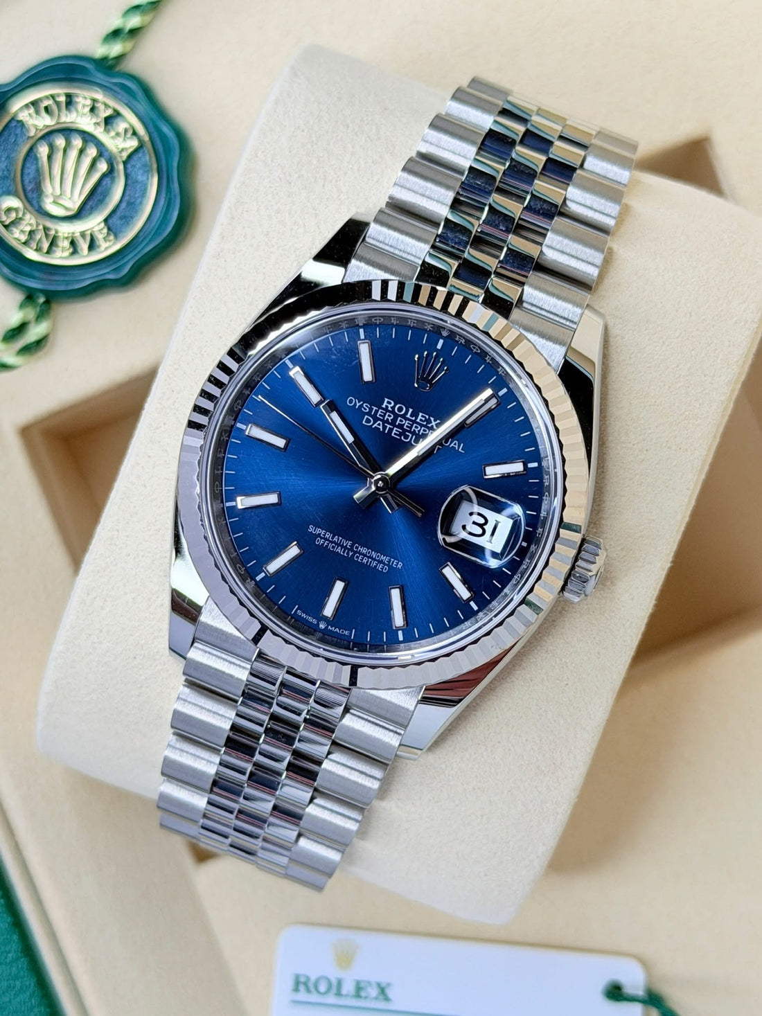 Rolex Datejust 36 Blue Dial Jubilee 126234 UNWORN 2026