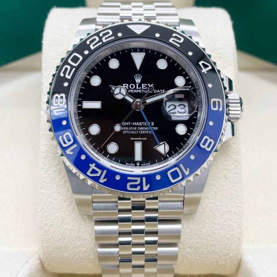 Rolex GMT-Master II Batgirl 126710BLNR Jubilee