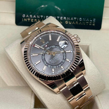 Rolex Sky-Dweller NEW 2024 Sky-Dweller RHODIUM Dial 326935