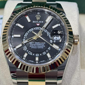Rolex Sky-Dweller NEW 2023 Sky-Dweller BLACK Dial Oyster Bracelet