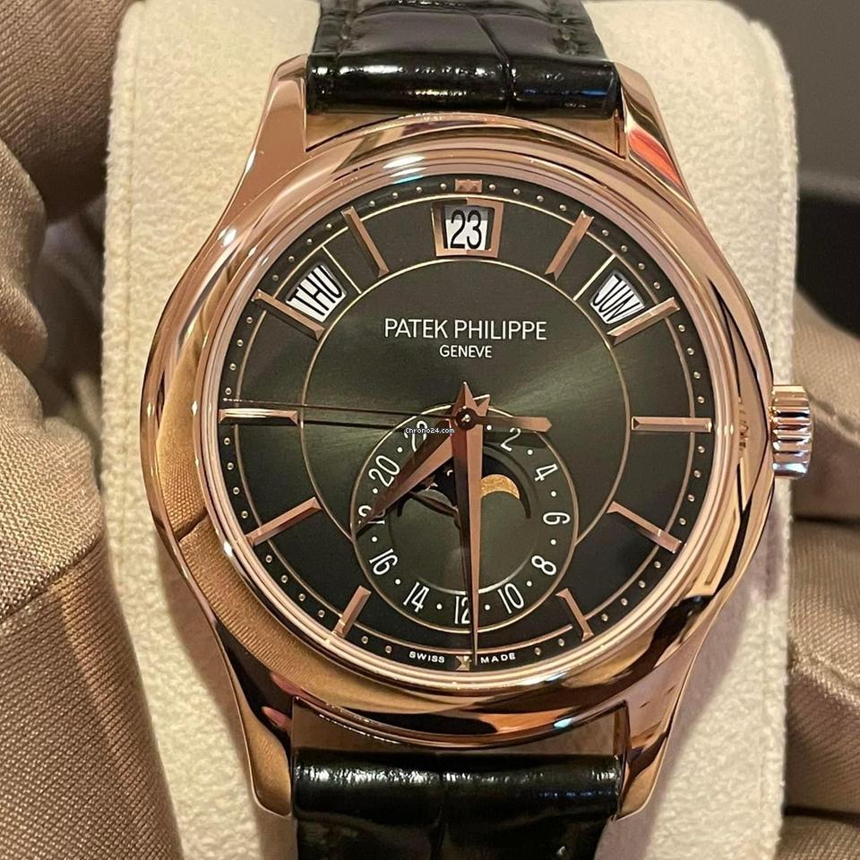 Patek Philippe Annual Calendar NEW 2023 Annual Calendar OLIVE Dial 5205r-011