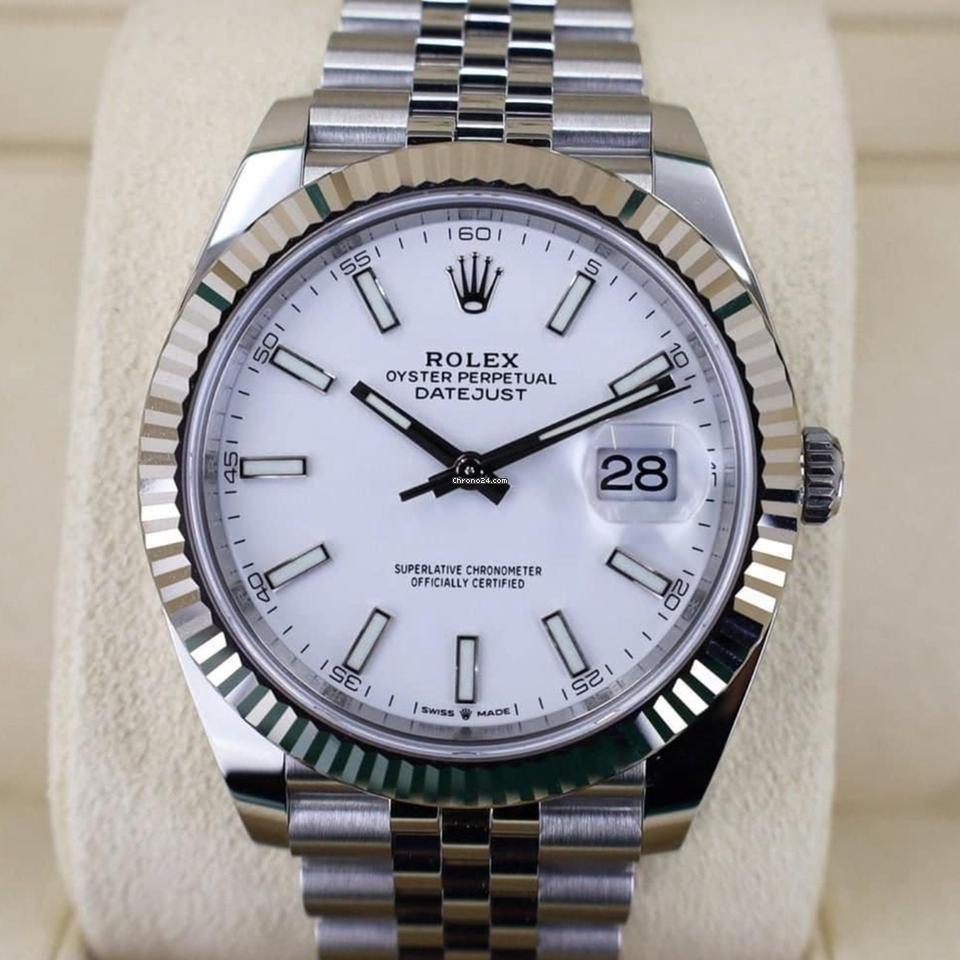 Rolex Datejust 41 UNWORN 2025 Datejust 41 WHITE DIAL JUBILEE 126334