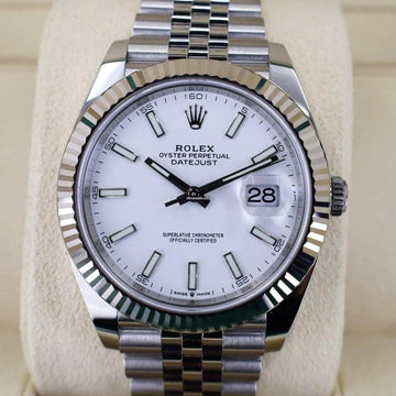 Rolex Datejust 41 UNWORN 2025 Datejust 41 WHITE DIAL JUBILEE 126334