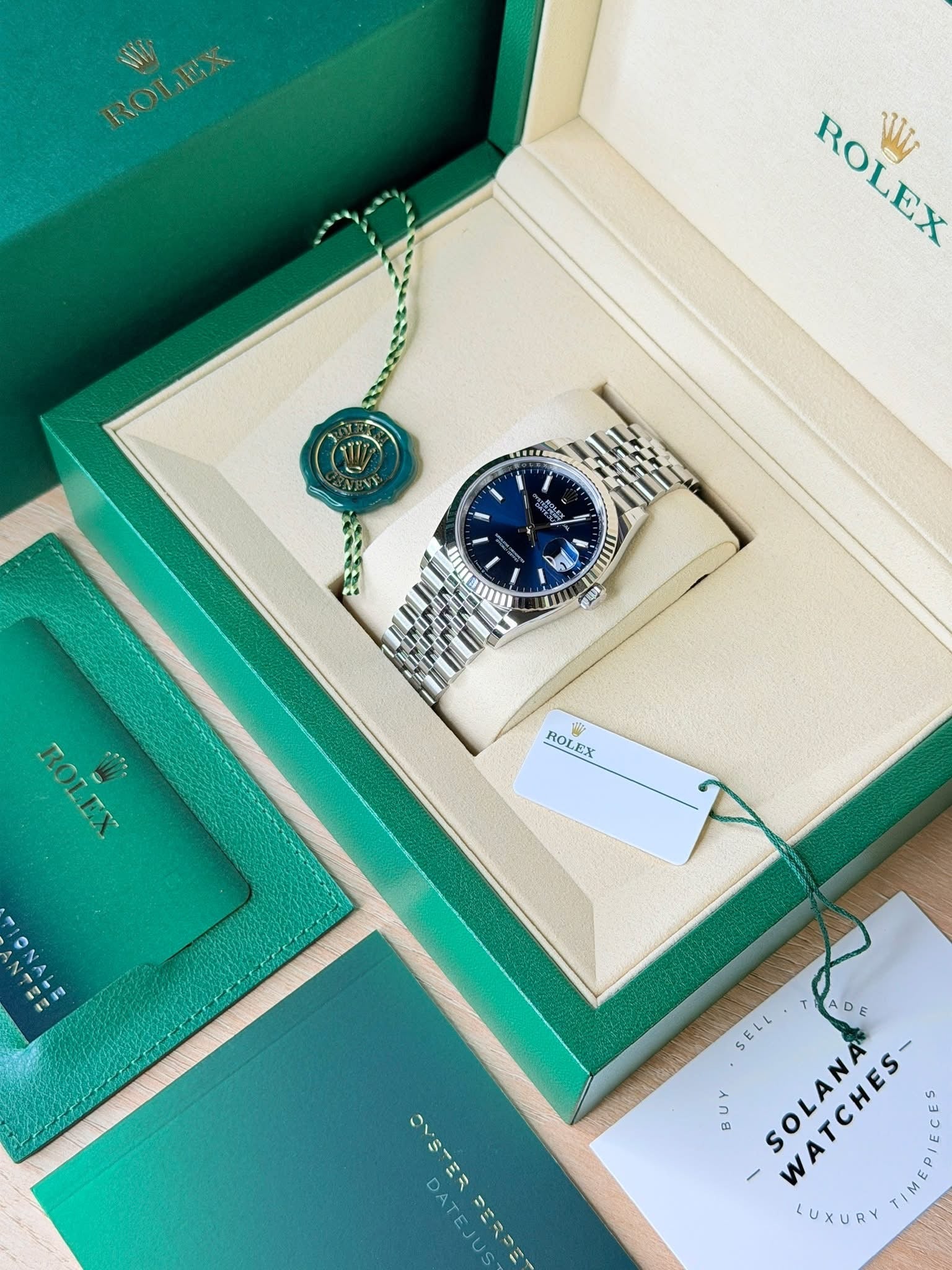 Rolex Datejust 36 Blue Dial Jubilee Bracelet 126234