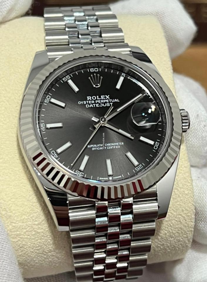 Rolex Datejust 41 NEW 2024 Datejust 41 BRIGHT BLACK JUBILEE 126234